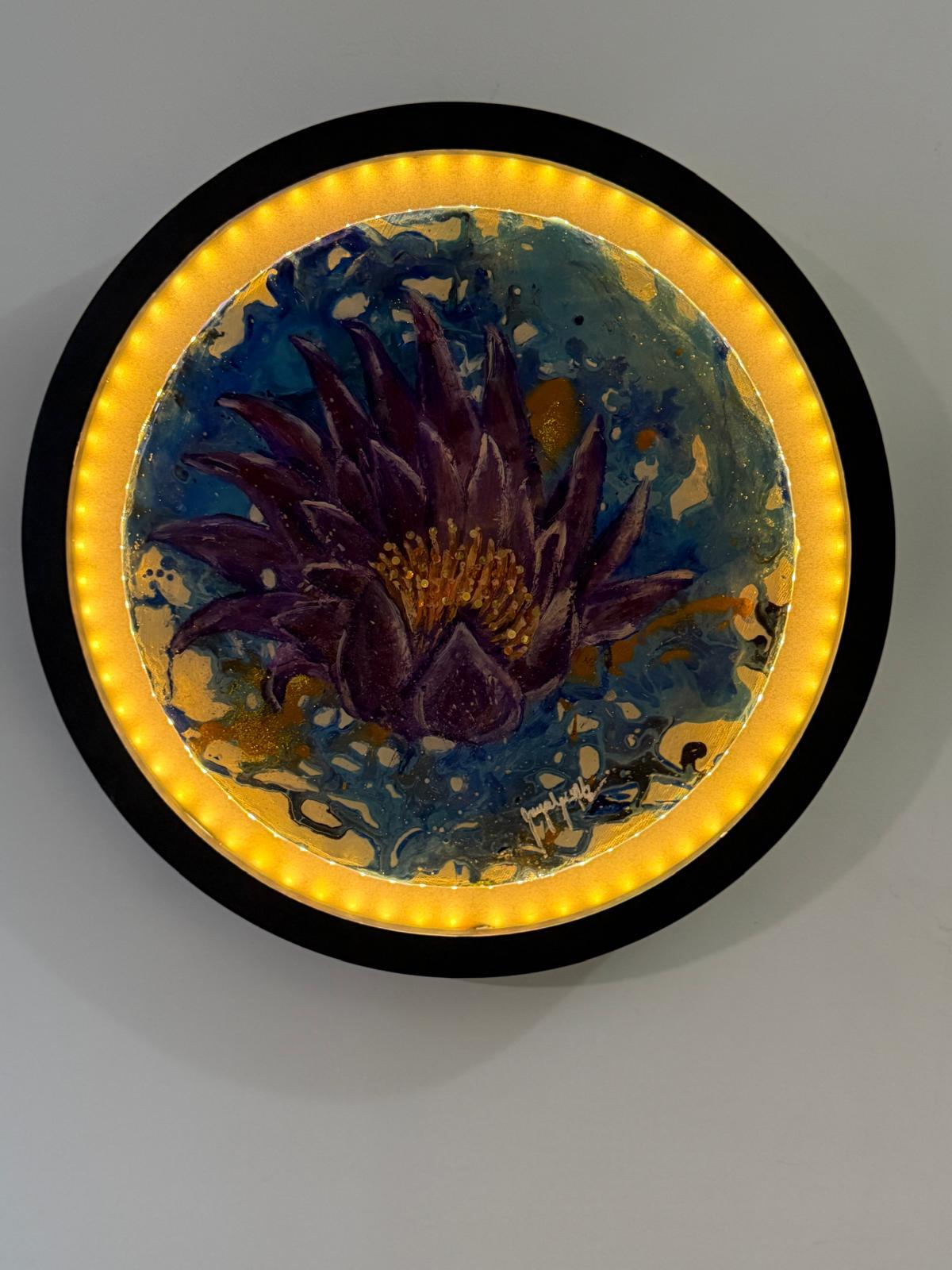 Purple Water Lily